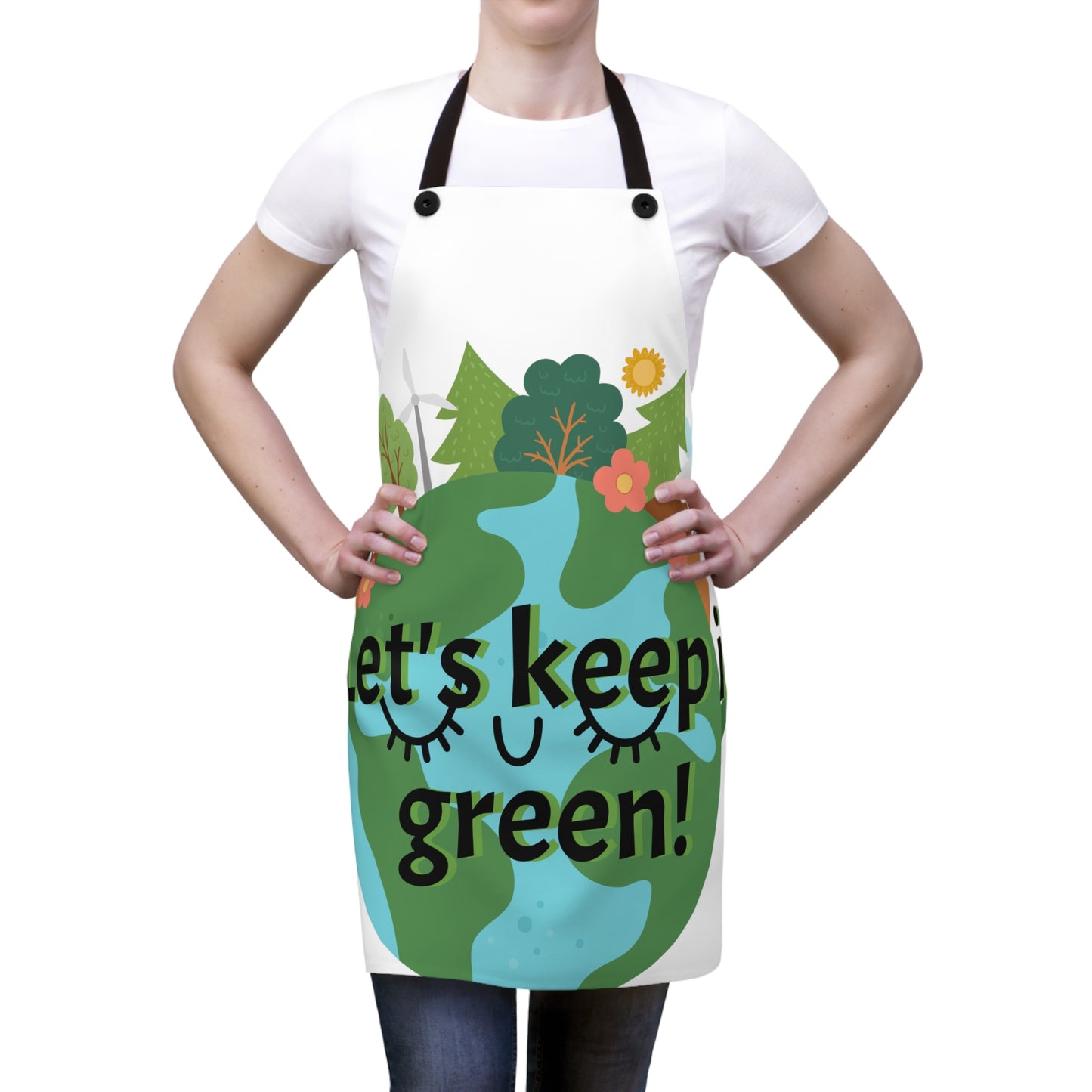 Apron (AOP) let's keep it green.