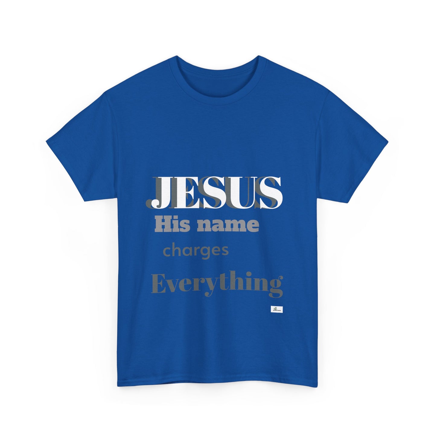 Unisex Heavy Cotton Tee. Jesus His name changes everything. Scripture