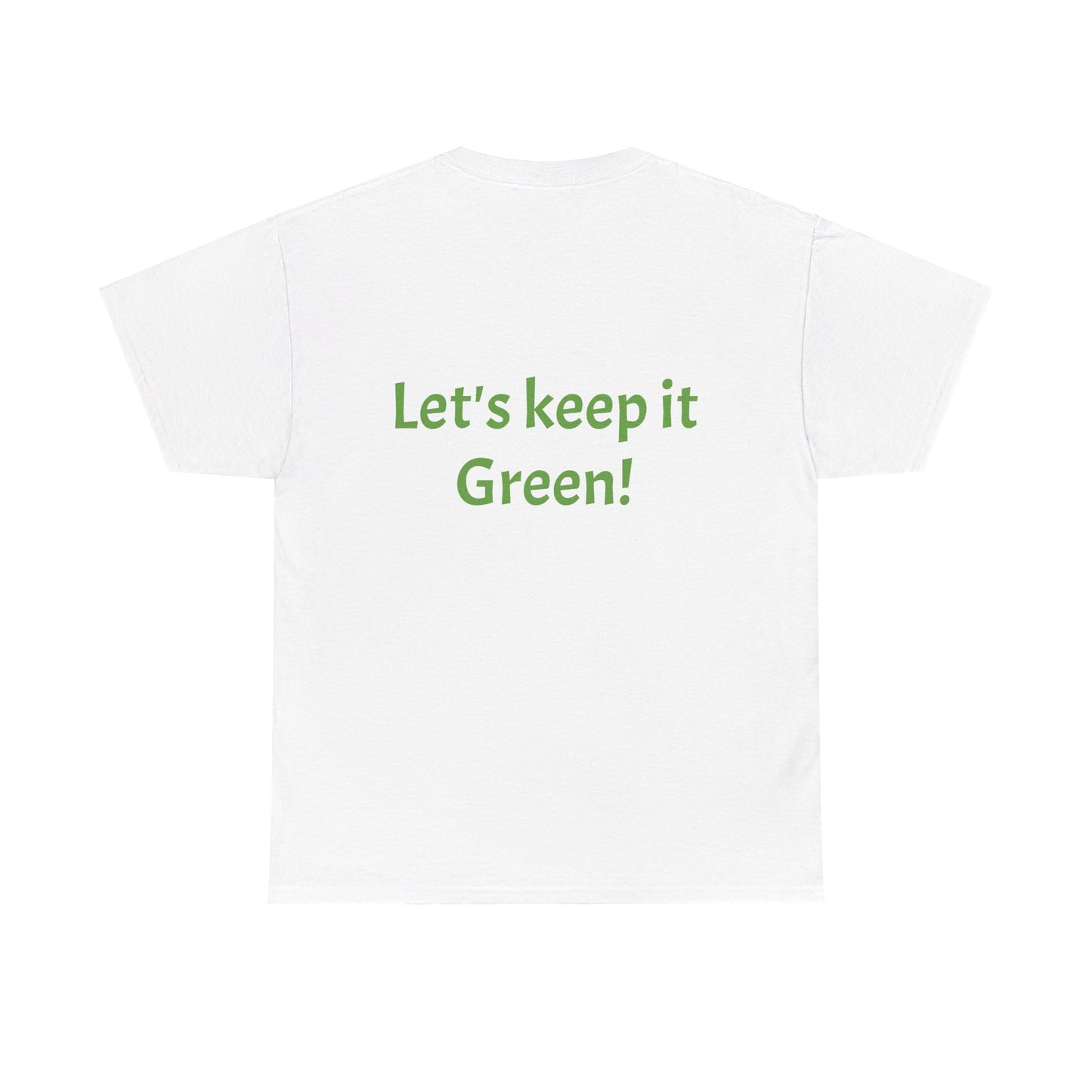 Unisex Heavy Cotton Tee Earth trending! Let's keep it green.