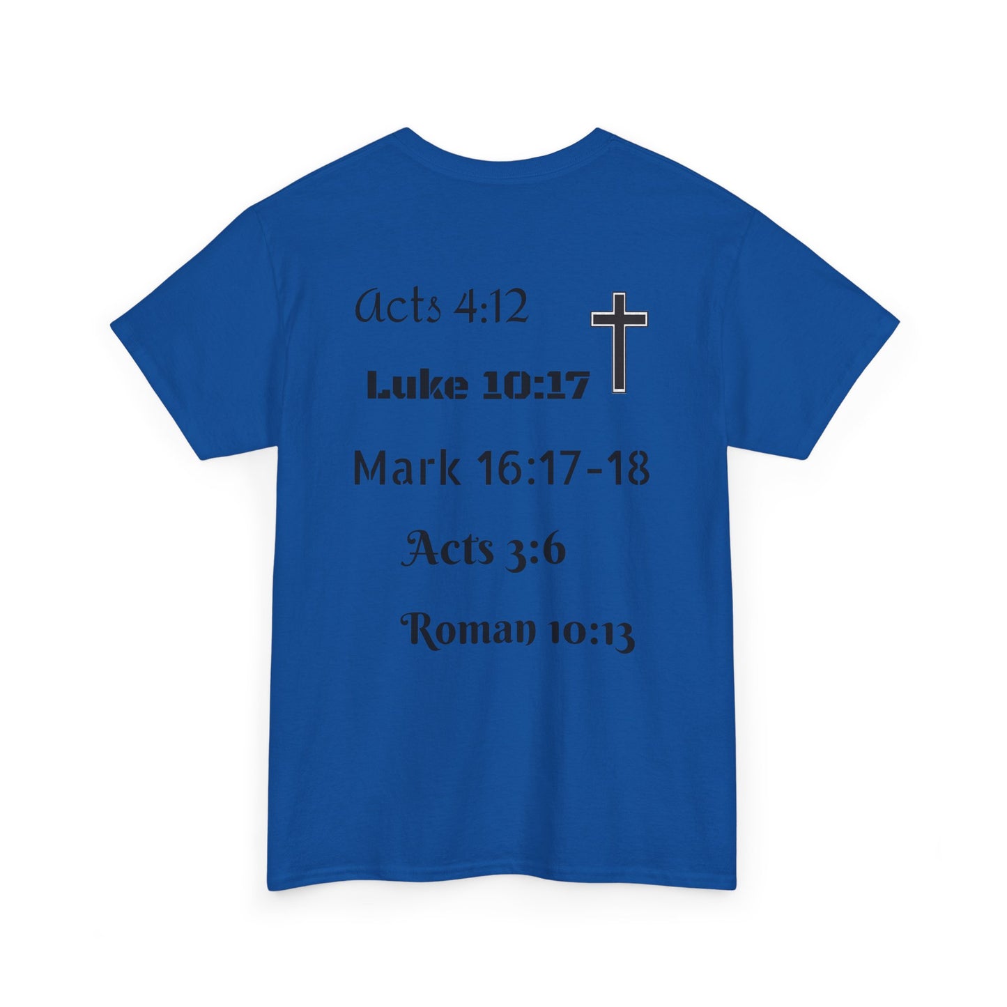 Unisex Heavy Cotton Tee. Jesus His name changes everything. Scripture