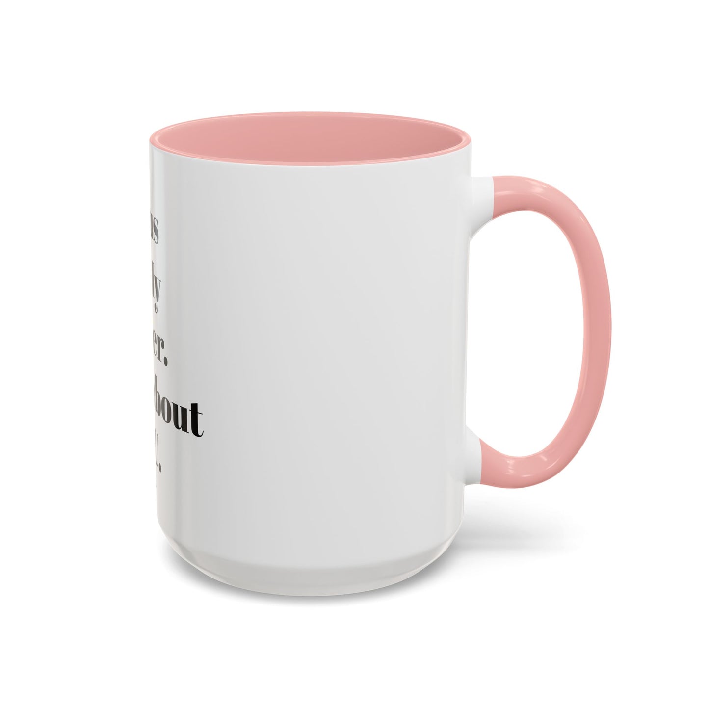 Accent Coffee Mug, 11oz. Religion /faith/Jesus be my Center/Peace yellow cross