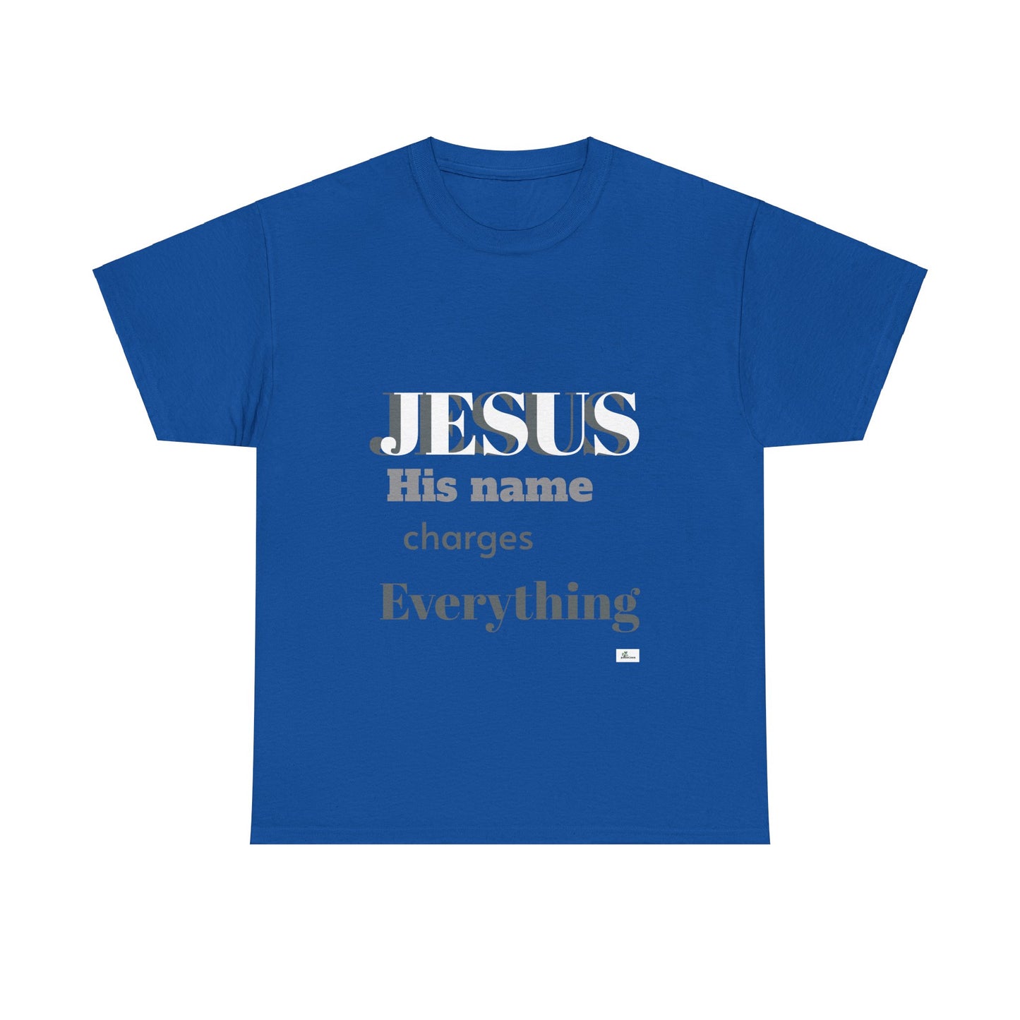 Unisex Heavy Cotton Tee. Jesus His name changes everything. Scripture