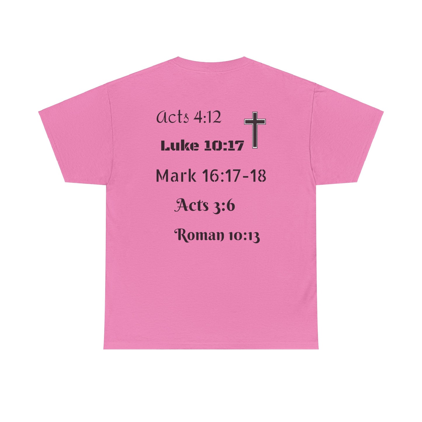 Unisex Heavy Cotton Tee. Jesus His name changes everything. Scripture