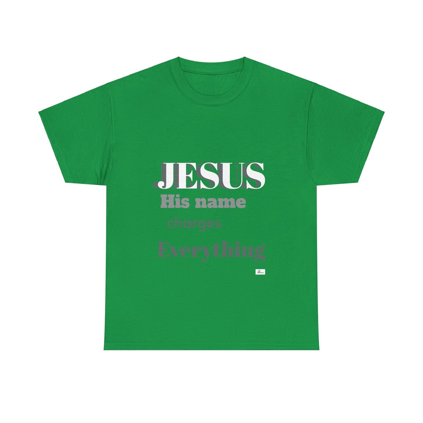 Unisex Heavy Cotton Tee. Jesus His name changes everything. Scripture