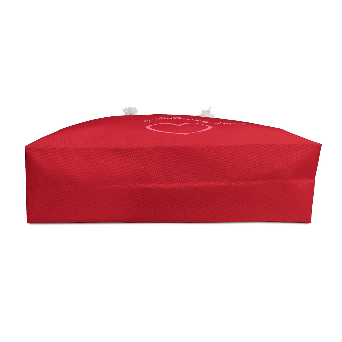 Bag Fall {I fallow Jesus} Weekender Bag Red