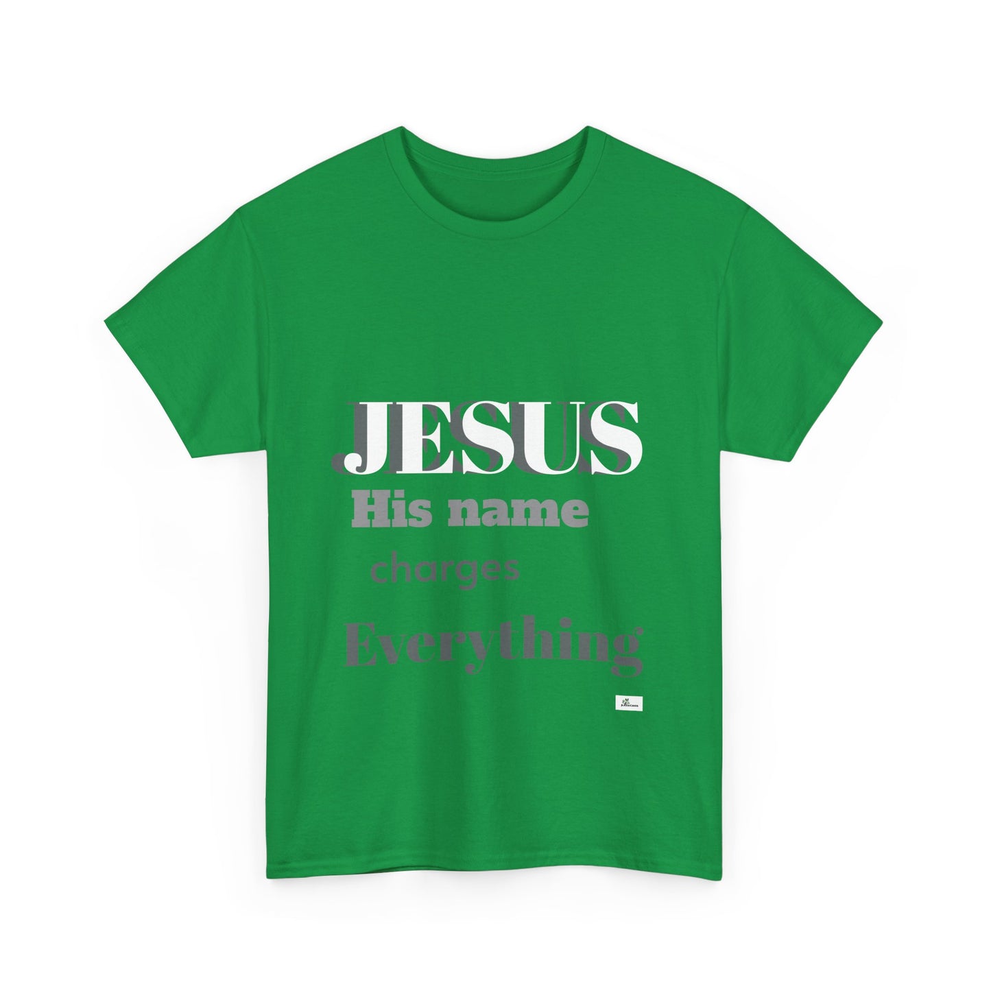 Unisex Heavy Cotton Tee. Jesus His name changes everything. Scripture