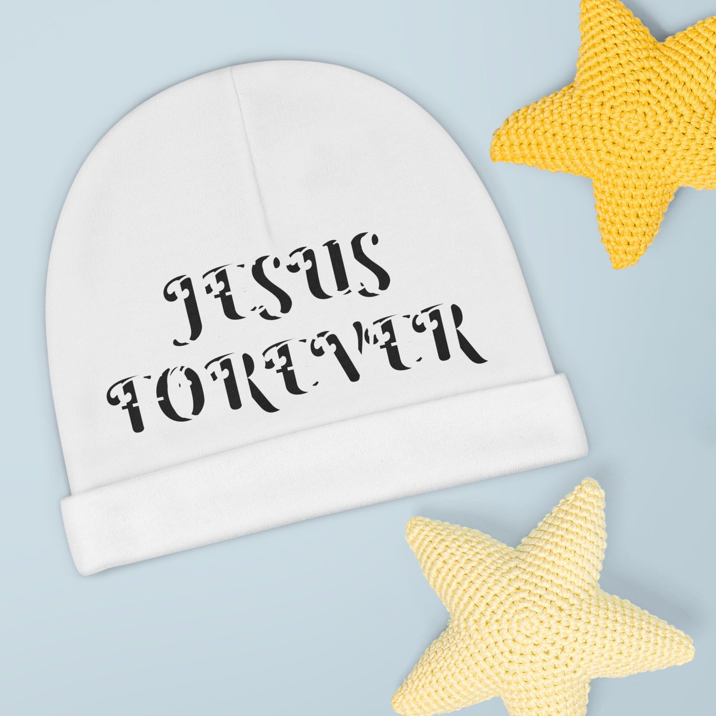 Baby Beanie (AOP) JESUS FOREVER