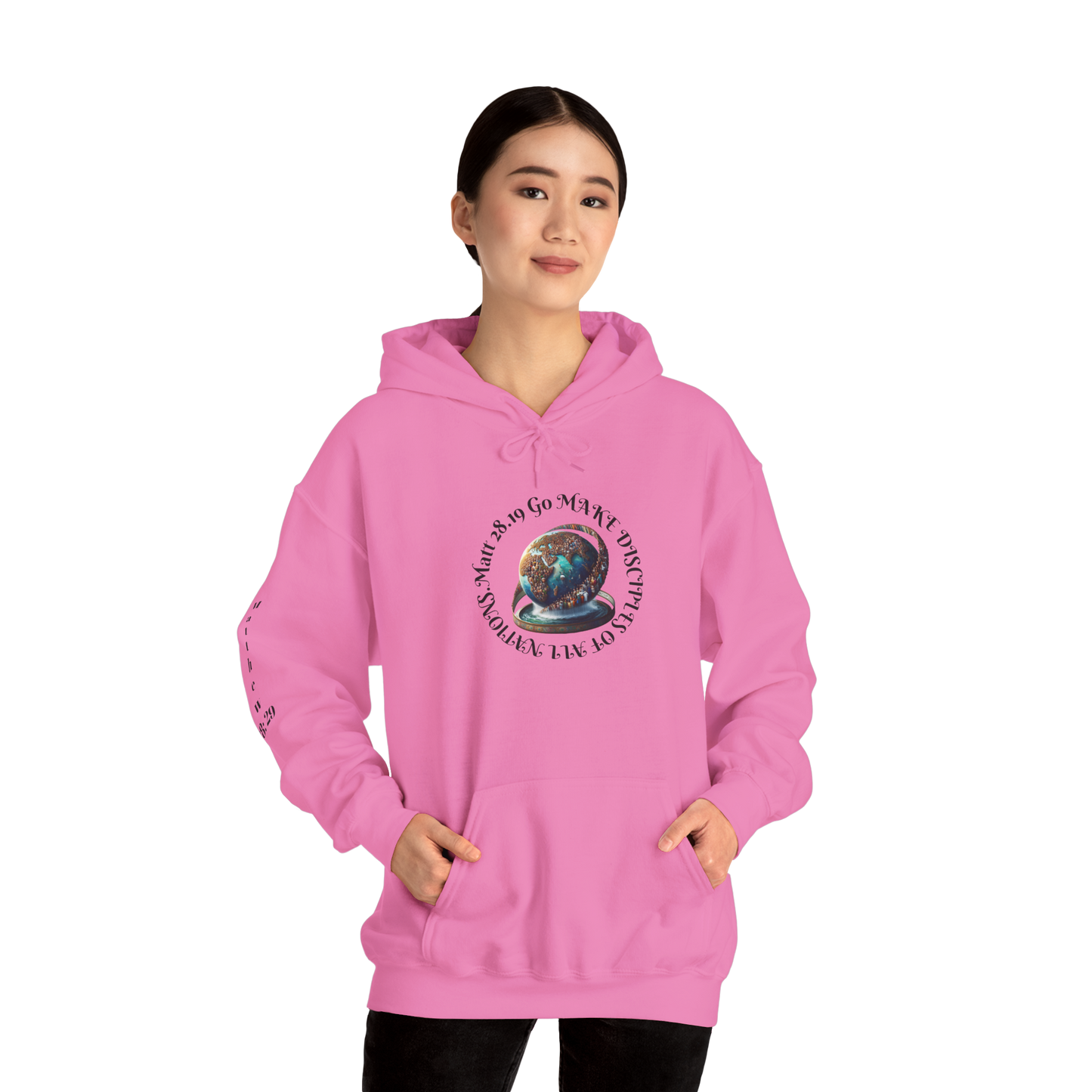 Make Diciples Unisex Hoodie, Cozy Sweatshirt for Dreamers, Matther28:19Gift for Him/Her, Astrology Apparel, Everyday Comfort Wear