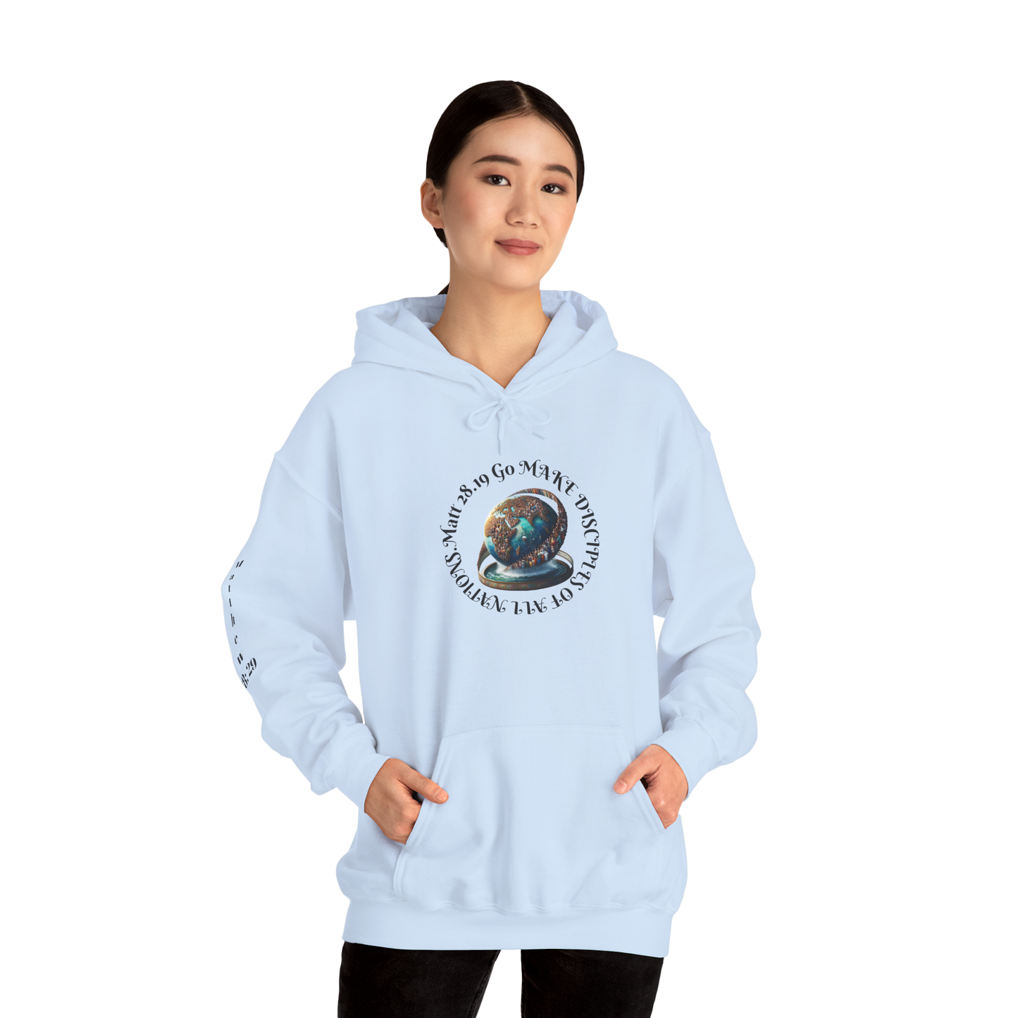 Make Diciples Unisex Hoodie, Cozy Sweatshirt for Dreamers, Matther28:19Gift for Him/Her, Astrology Apparel, Everyday Comfort Wear