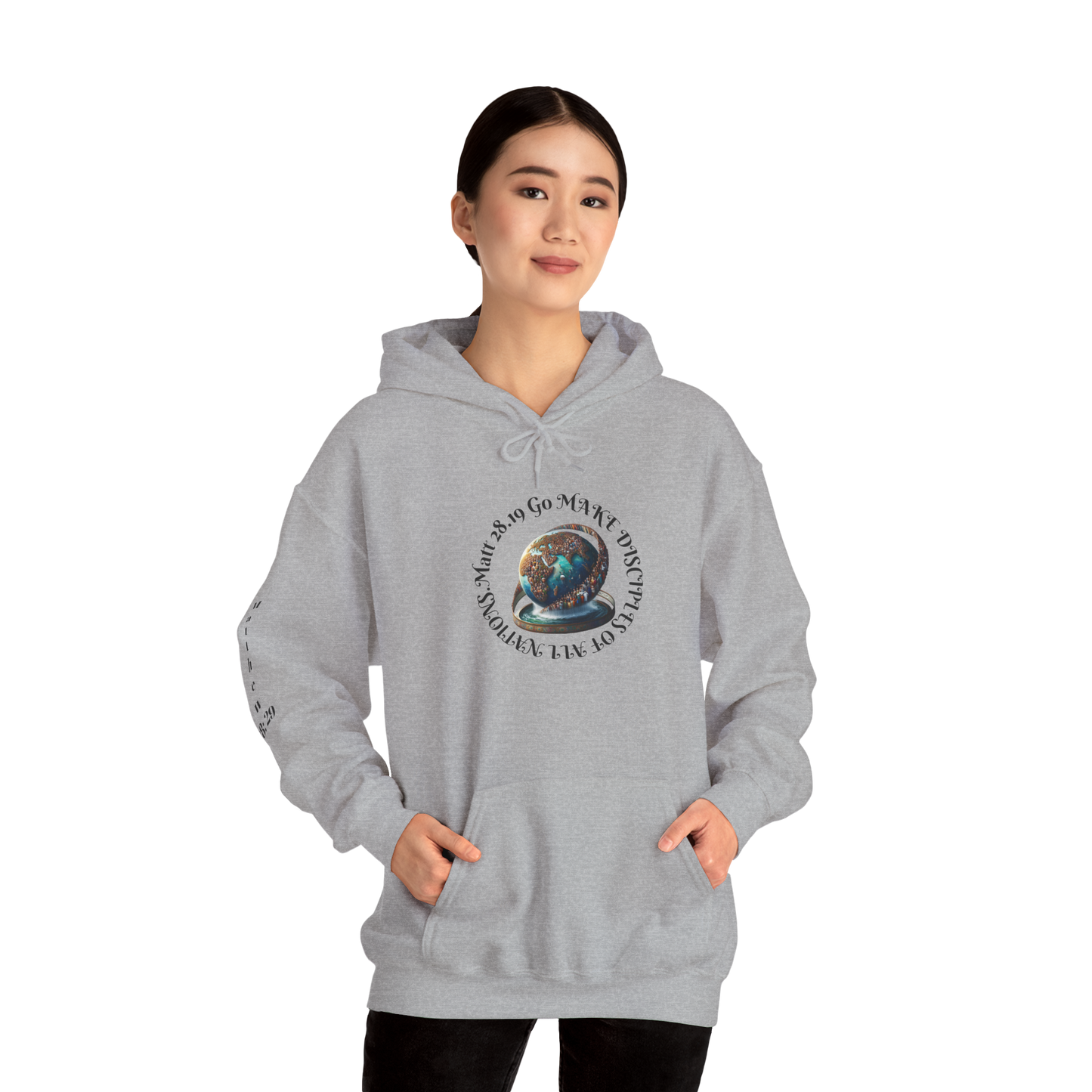 Make Diciples Unisex Hoodie, Cozy Sweatshirt for Dreamers, Matther28:19Gift for Him/Her, Astrology Apparel, Everyday Comfort Wear