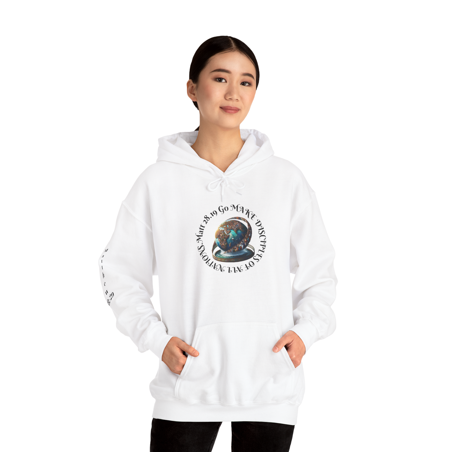 Make Diciples Unisex Hoodie, Cozy Sweatshirt for Dreamers, Matther28:19Gift for Him/Her, Astrology Apparel, Everyday Comfort Wear