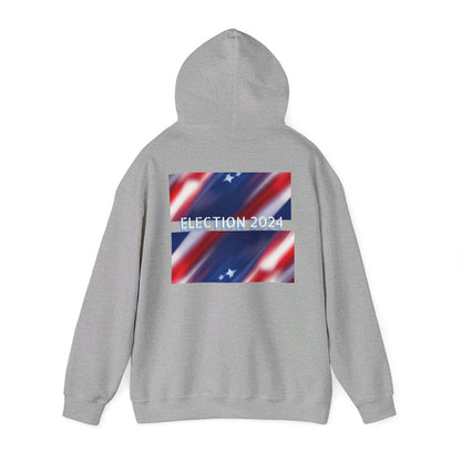 Unisex Heavy Blend™ Hooded Sweatshirt /America flag/  ELECTION 2024