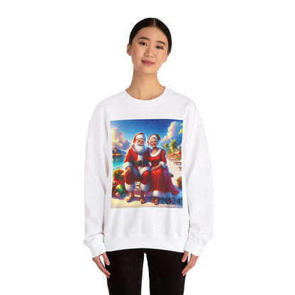 Unisex Heavy Blend™ Crewneck Sweatshirt photo of Gardiner /Santaand wife  in Florida