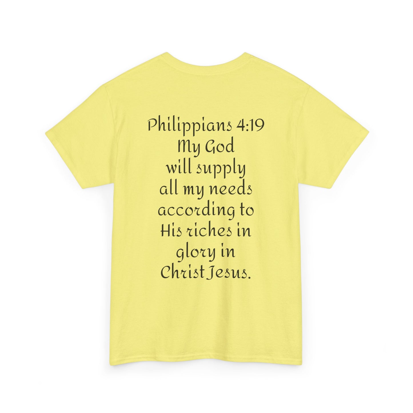 Unisex Heavy Cotton Tee. Jehovah- Jireh my God will provide.