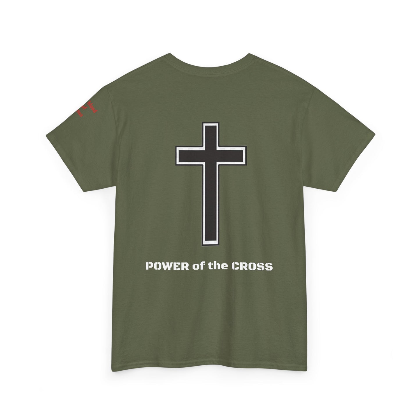 Unisex Heavy Cotton Tee. Rejoicein the lord always the blood of Jesus . Faith comes by hearing God's word.