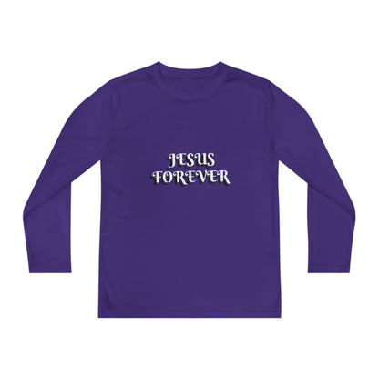 Youth Long Sleeve Tee - Jesus Forever Christian Shirt