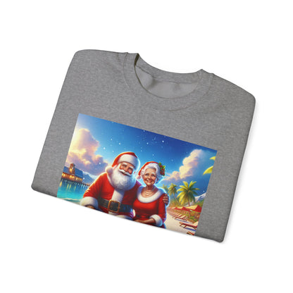 Unisex Heavy Blend™ Crewneck Sweatshirt photo of Gardiner /Santaand wife  in Florida