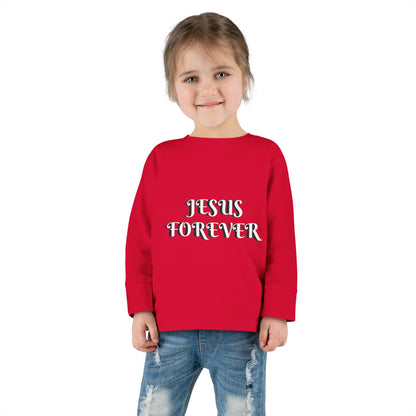 Toddler Long Sleeve Tee - Four Seasons Jesus Forever