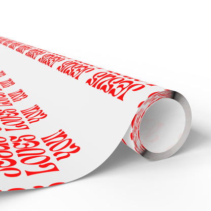 Wrapping Papers Jesus loves you.