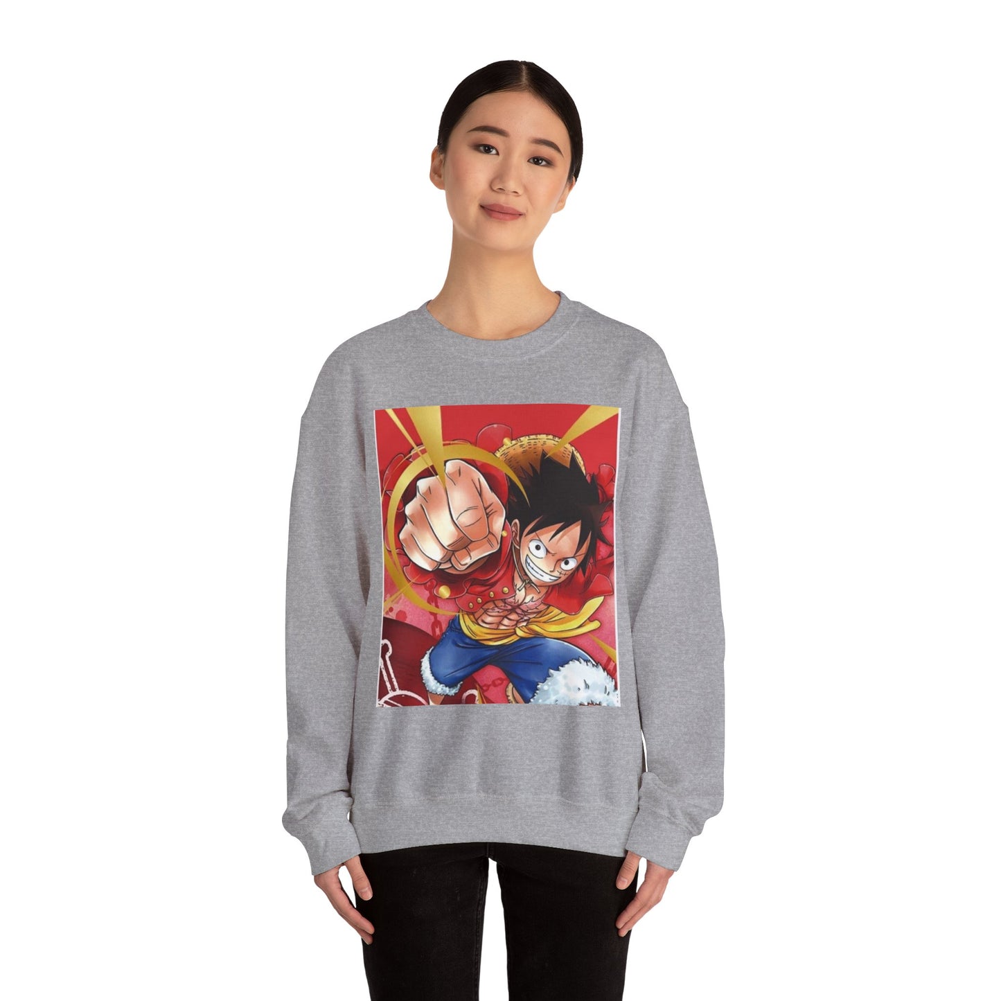 Unisex Heavy Blend™ Crewneck Sweatshirt. Luffy