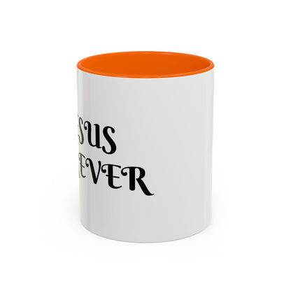 Accent Coffee Mug (11, 15oz)  JESUS FOREVER