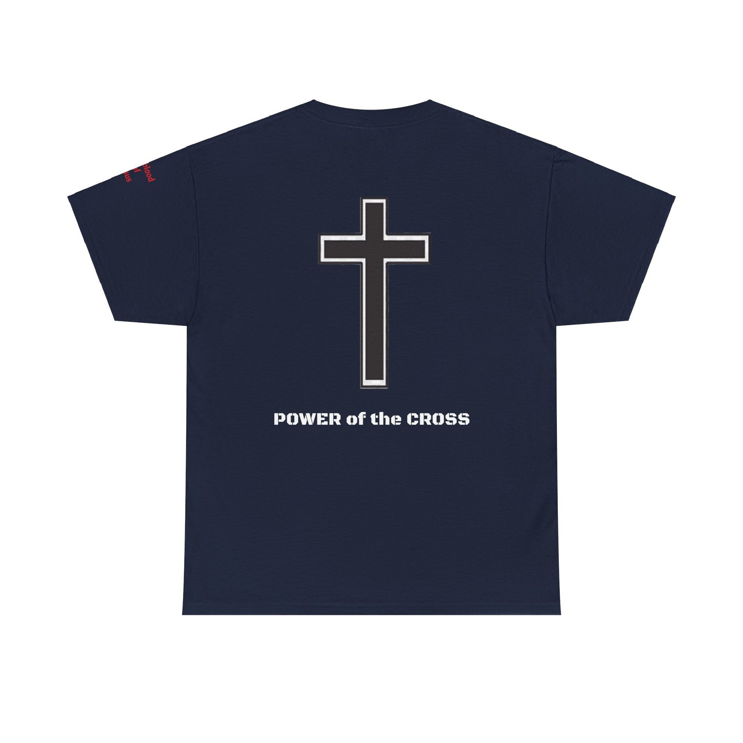 Unisex Heavy Cotton Tee. Rejoicein the lord always the blood of Jesus . Faith comes by hearing God's word.