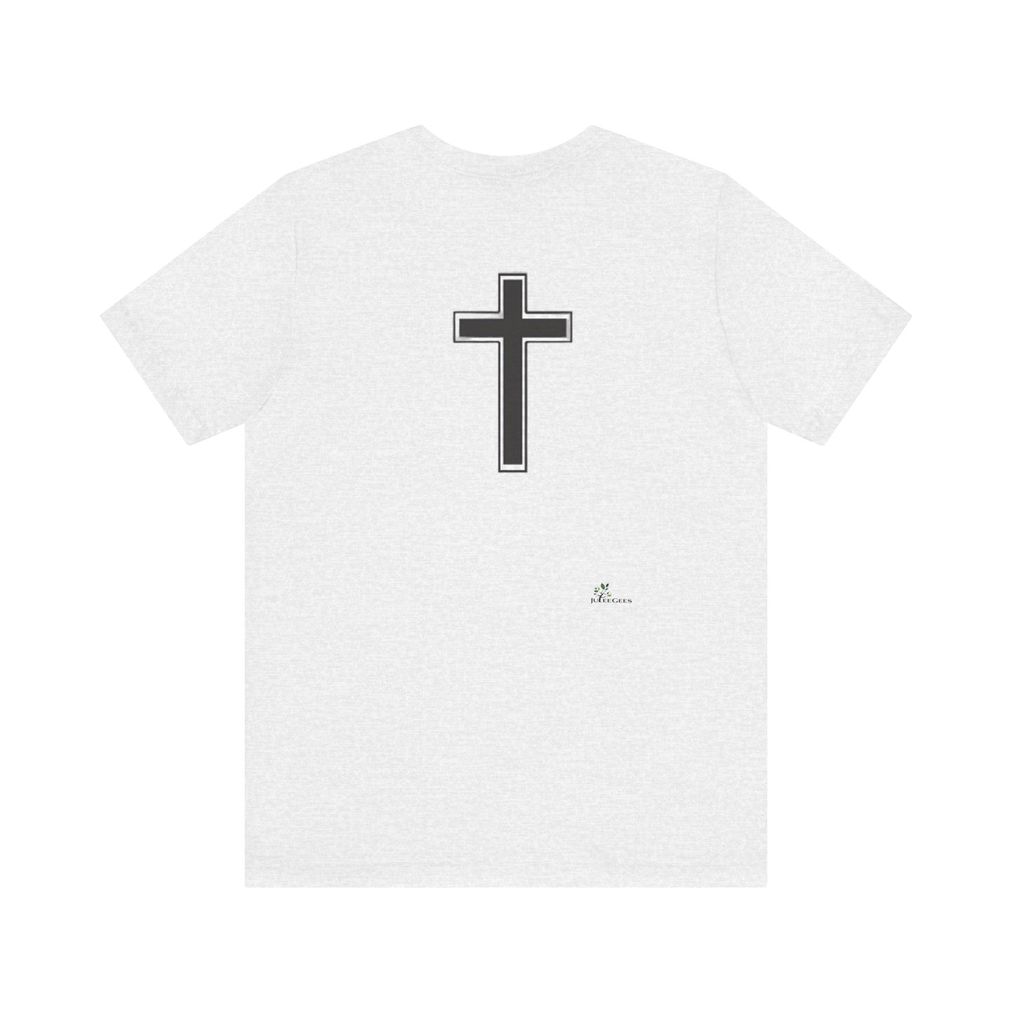 Unisex Jersey Short Sleeve Tee, Religious gift, Christian gift, Jesus did, Faith, love, Jesus saved me. Easter, His and Hers.