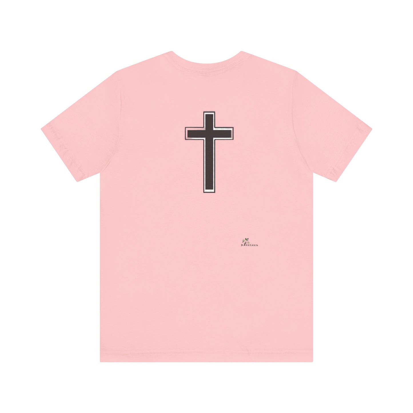 Unisex Jersey Short Sleeve Tee, Religious gift, Christian gift, Jesus did, Faith, love, Jesus saved me. Easter, His and Hers.