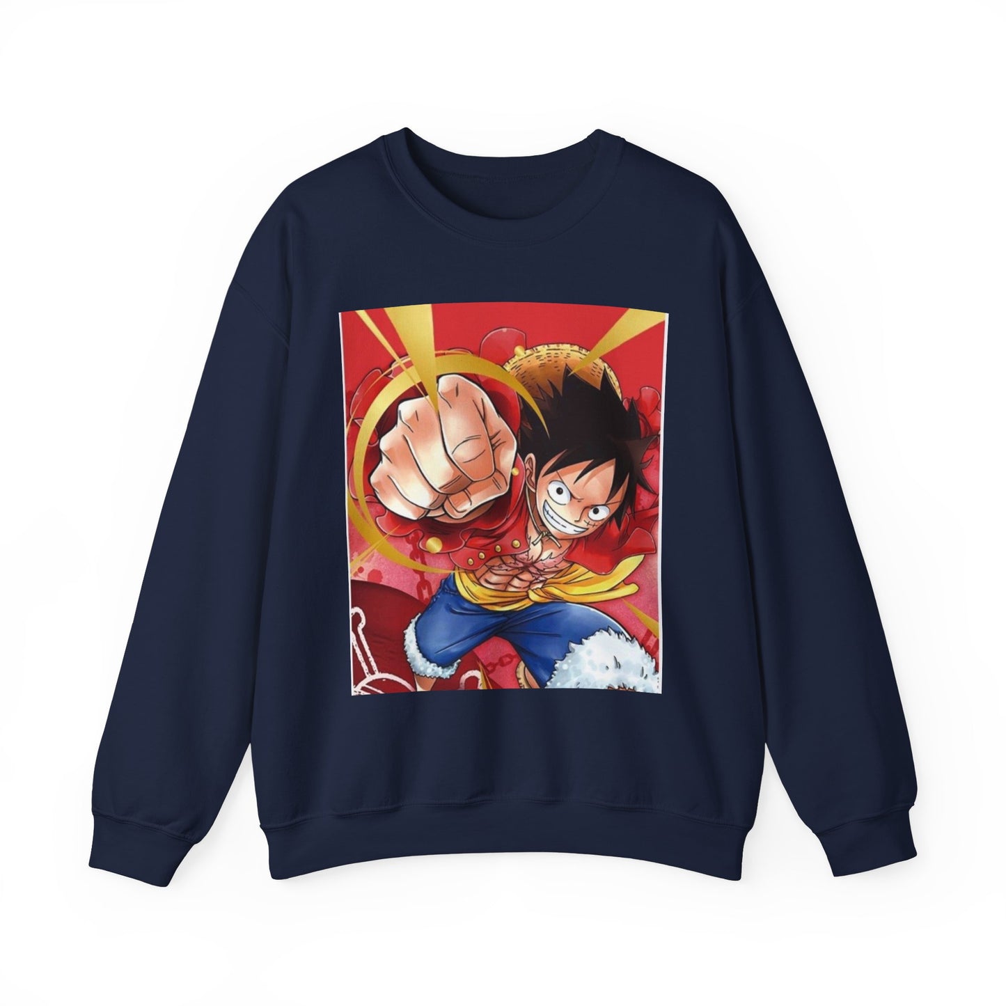 Unisex Heavy Blend™ Crewneck Sweatshirt. Luffy