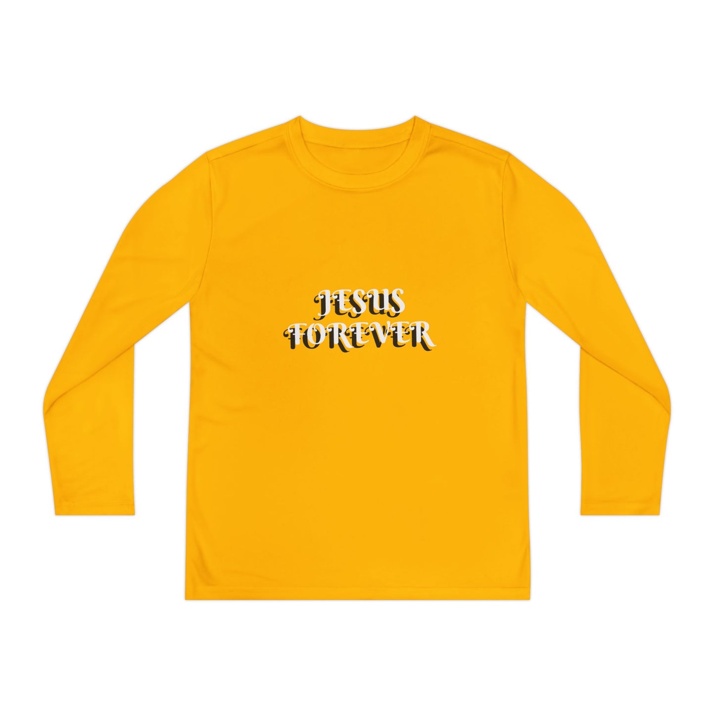 Youth Long Sleeve Tee - Jesus Forever Christian Shirt