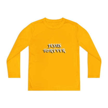 Youth Long Sleeve Tee - Jesus Forever Christian Shirt
