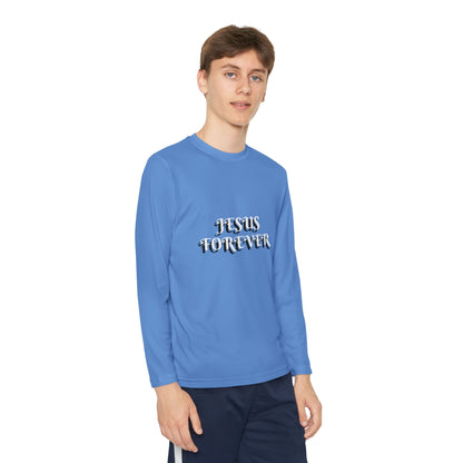 Youth Long Sleeve Tee - Jesus Forever Christian Shirt