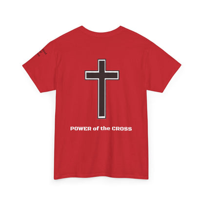 Unisex Heavy Cotton Tee. Rejoicein the lord always the blood of Jesus . Faith comes by hearing God's word.