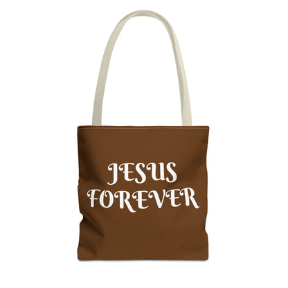 Tote Bag (AOP) with JESUS FOREVER