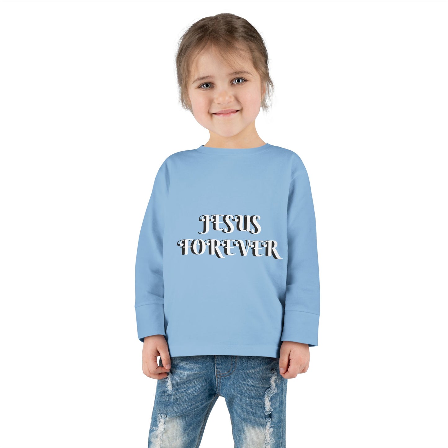 Toddler Long Sleeve Tee - Four Seasons Jesus Forever