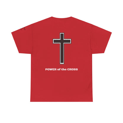 Unisex Heavy Cotton Tee. Rejoicein the lord always the blood of Jesus . Faith comes by hearing God's word.