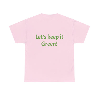 Unisex Heavy Cotton Tee Earth trending! Let's keep it green.