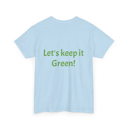 Unisex Heavy Cotton Tee Earth trending! Let's keep it green.