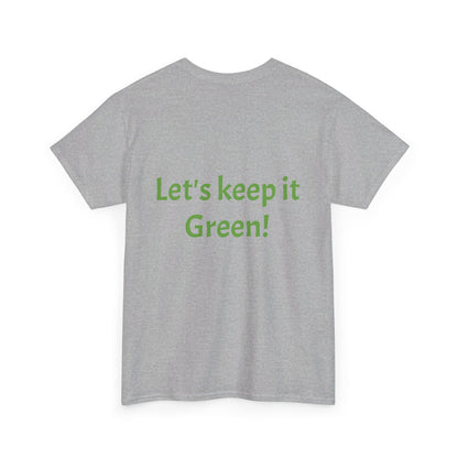 Unisex Heavy Cotton Tee Earth trending! Let's keep it green.