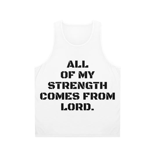 Unisex Tank Top (AOP) All my strength