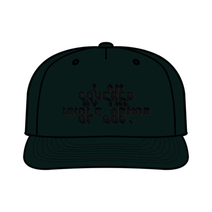 Surf Cap with I an covered by the whole armor of God