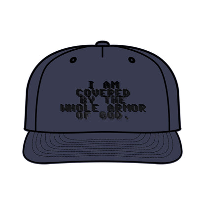 Surf Cap with I an covered by the whole armor of God