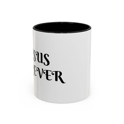 Accent Coffee Mug (11, 15oz)  JESUS FOREVER