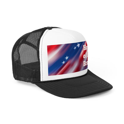 Trucker Caps American flag /Home of the Brave,