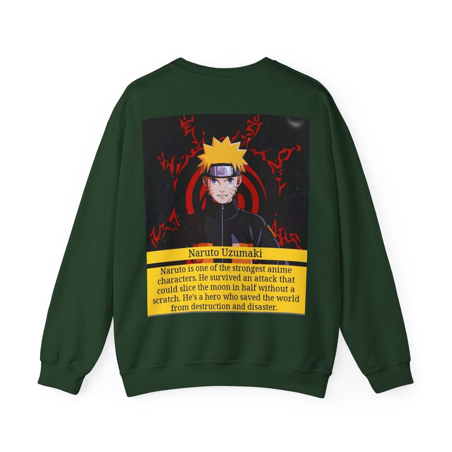 Unisex Heavy Blend™ Crewneck Sweatshirt  Naruto info. Anime with 2 PETER 1:3