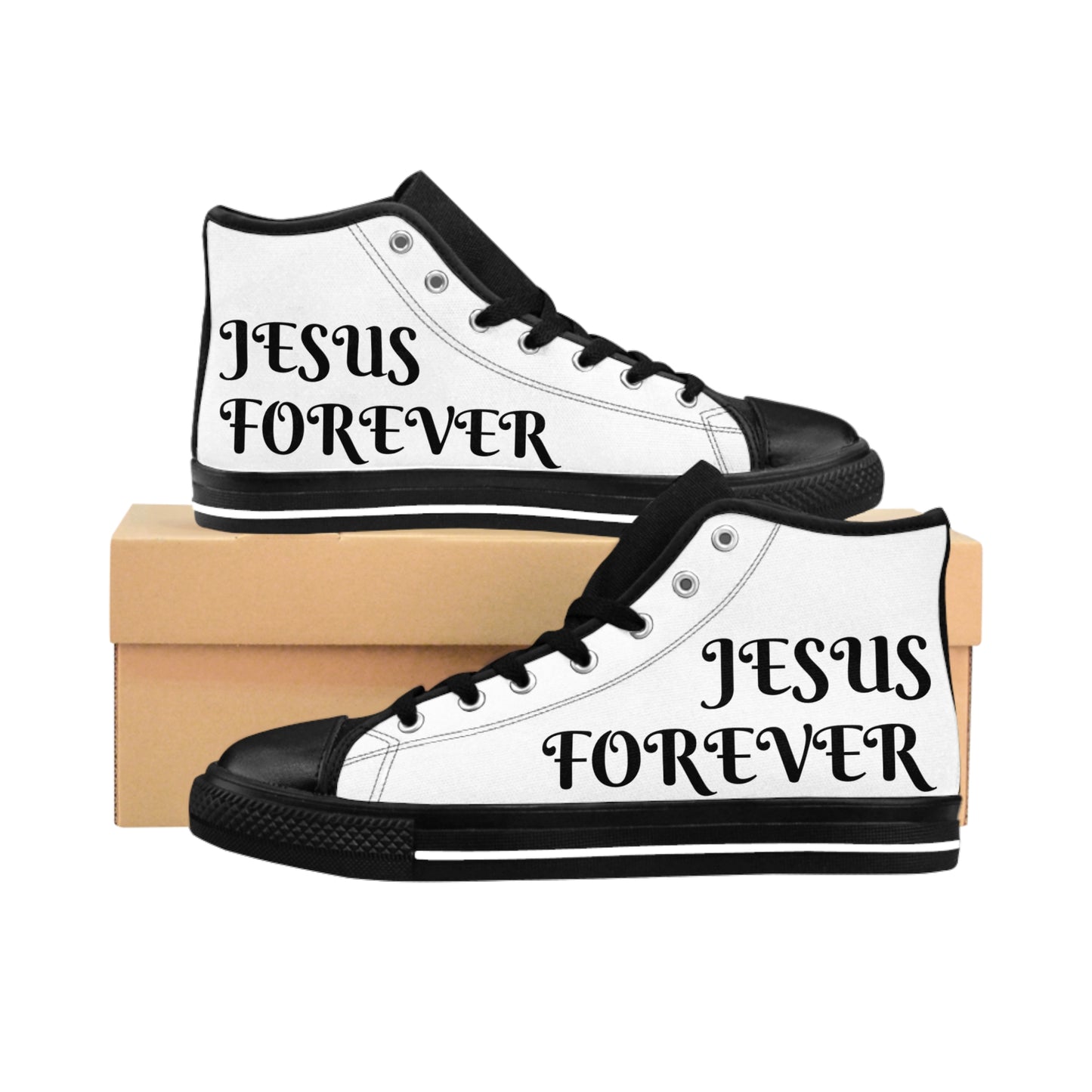 Men's Classic Sneakers with JESUS FOREVER