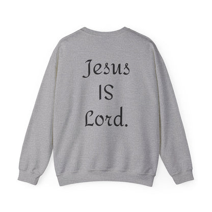 Unisex Heavy Blend™ Crewneck Sweatshirt Colossian 1:16-17/ Jesus is Lord.