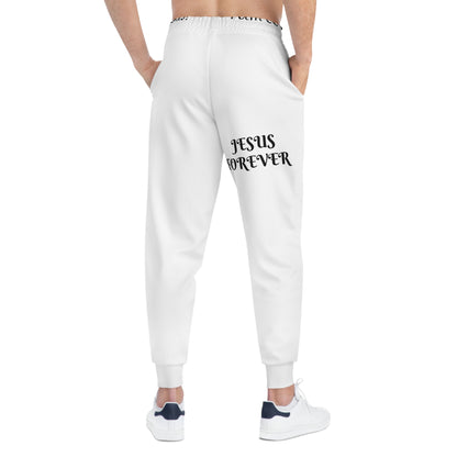 Athletic Joggers (AOP) JESUS FOREVER/ COVERED BY THE BLOOD OF JESUS.