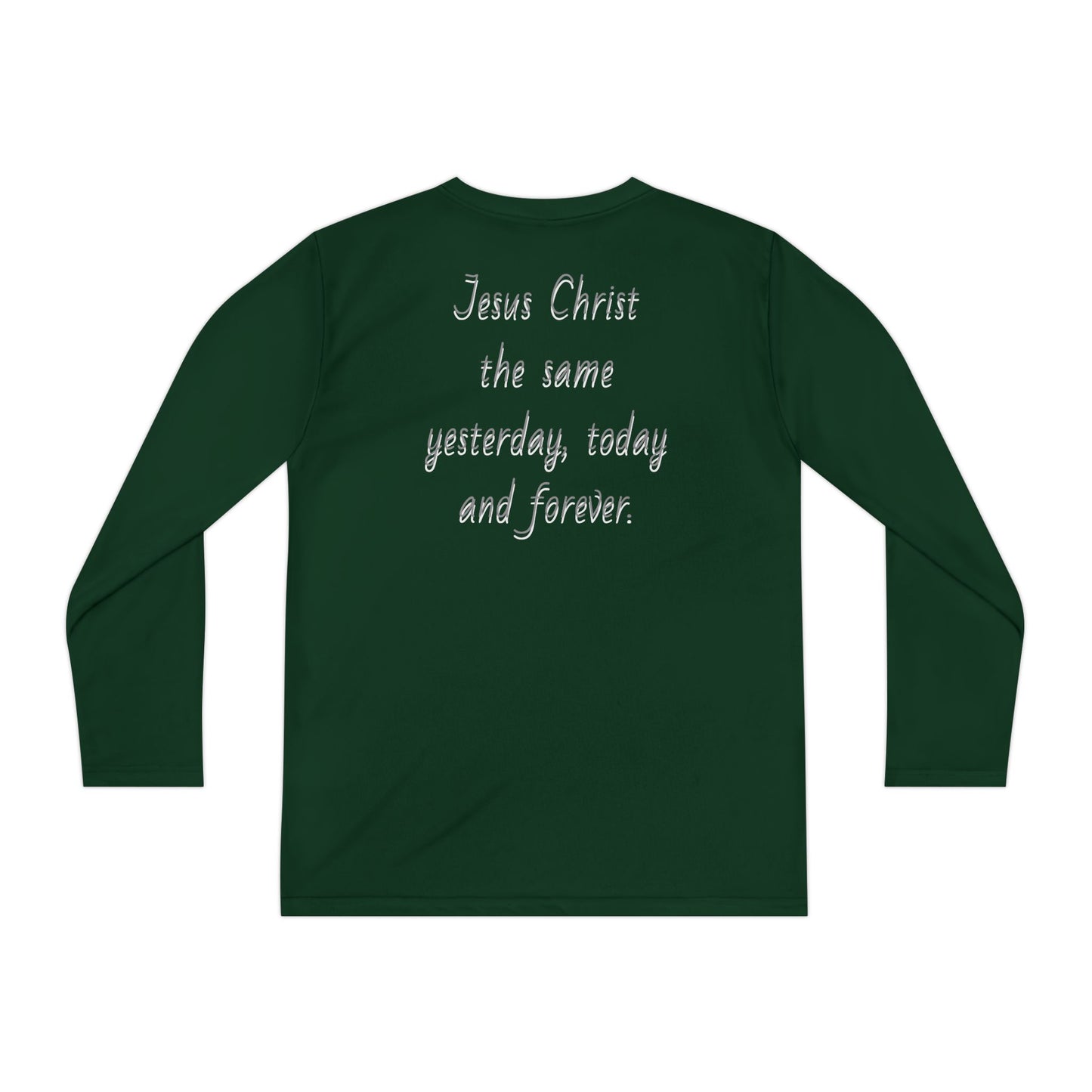 Youth Long Sleeve Tee - Jesus Forever Christian Shirt