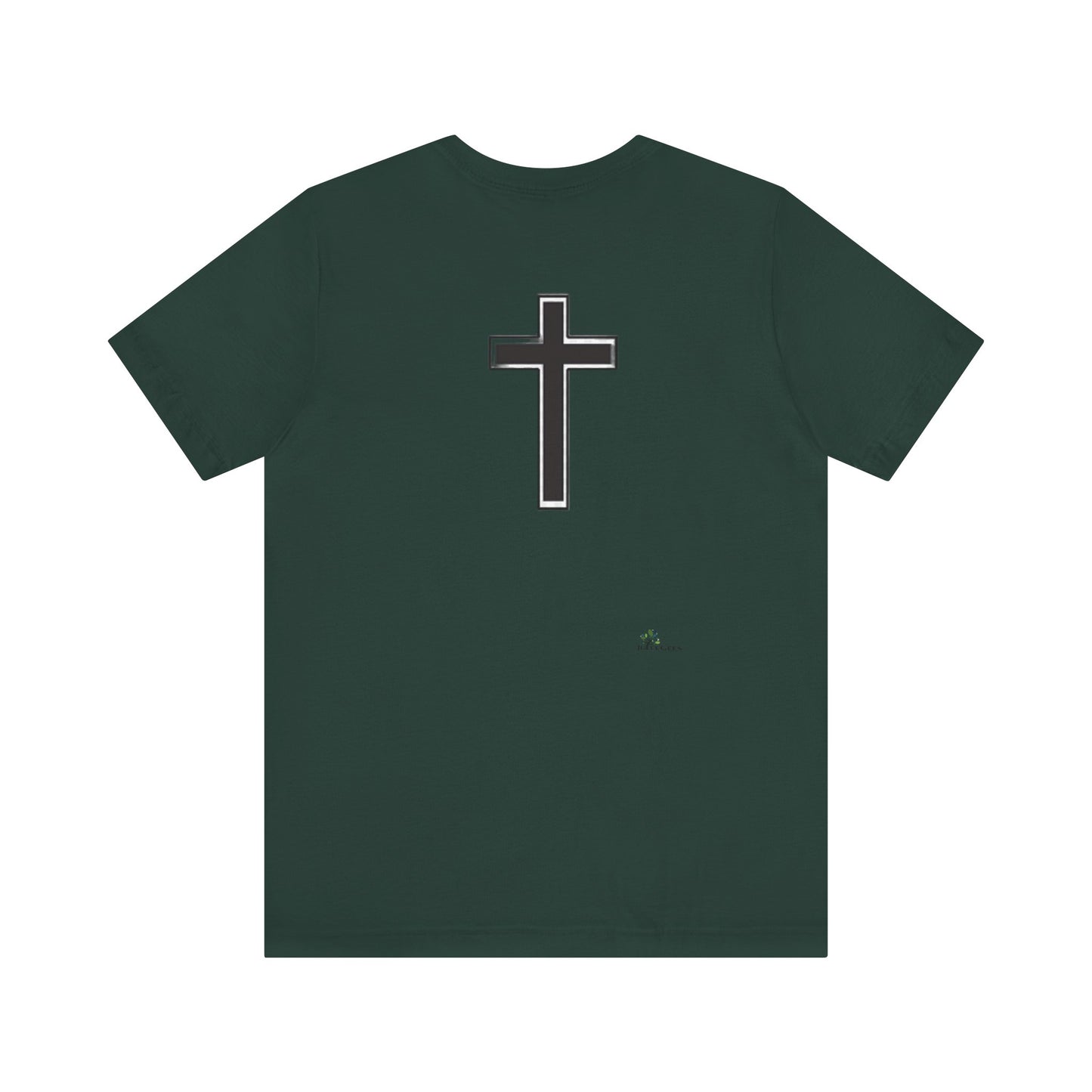 Unisex Jersey Short Sleeve Tee, Religious gift, Christian gift, Jesus did, Faith, love, Jesus saved me. Easter, His and Hers.